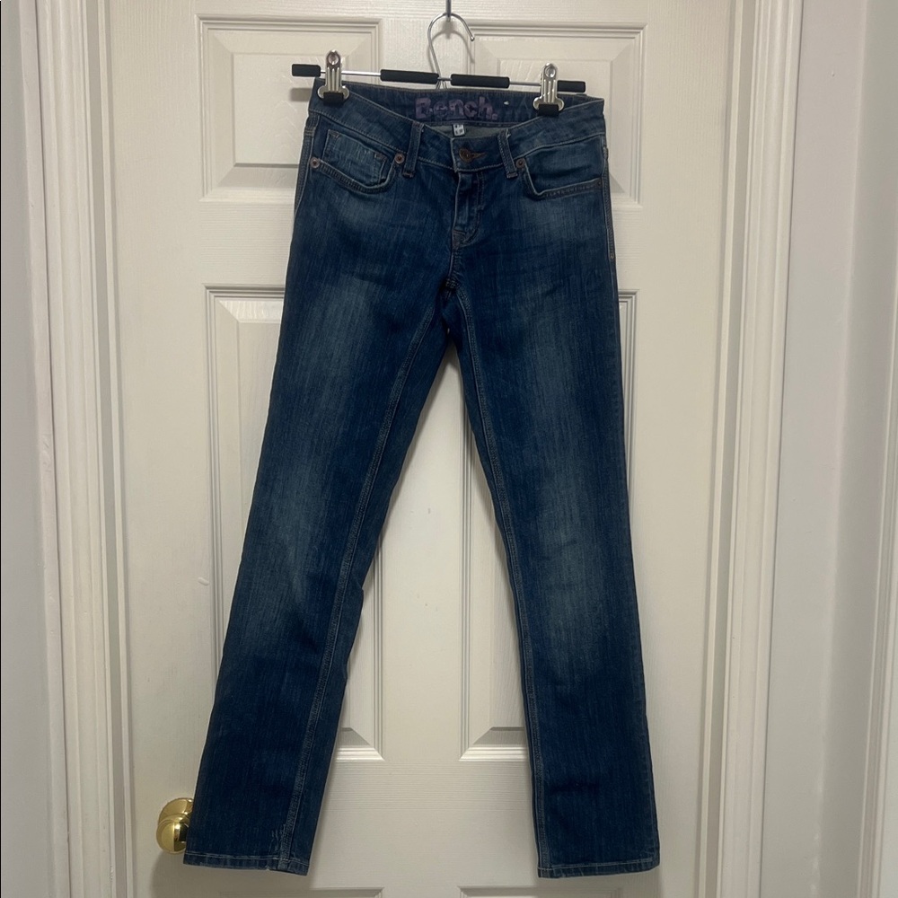 Bench Women's Dark Blue Straight Leg Jeans